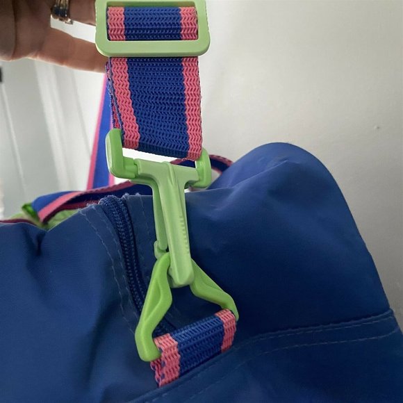 Dynastar Ski Duffle Boot Bag Vintage  Blue Pink - Picture 8 of 10